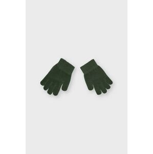 Dětské rukavice Mayoral zelená barva