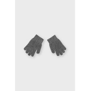 Dětské rukavice Mayoral šedá barva
