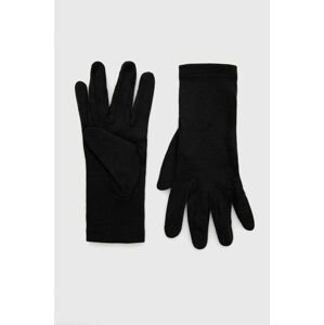 Vlněné rukavice Helly Hansen černá barva