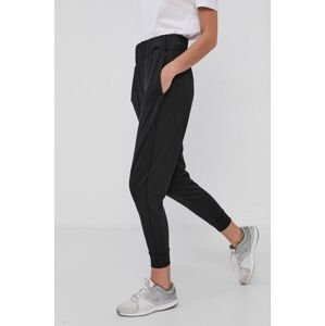 Kalhoty adidas Performance GL0684 dámské, černá barva, jednoduché, high waist