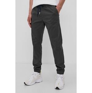 Kalhoty Tommy Jeans pánské, šedá barva, jogger