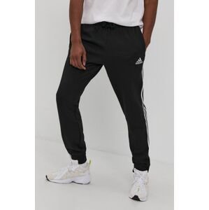 Kalhoty adidas GK8821 pánské, černá barva, s aplikací