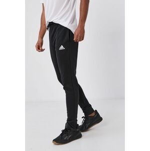 Kalhoty adidas GK9268 pánské, černá barva, hladké