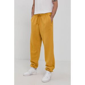 Kalhoty Levi's pánské, žlutá barva, hladké