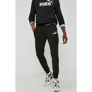 Kalhoty Puma 586749 pánské, černá barva, s potiskem