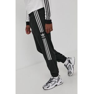 Kalhoty adidas Originals H41387 pánské, černá barva, jednoduché, H41387-BLACK