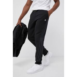 Kalhoty adidas Performance H21552 pánské, černá barva, s aplikací