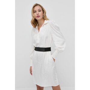 Šaty Liu Jo bílá barva, mini, jednoduché
