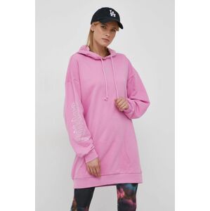 Šaty adidas Originals růžová barva, mini, oversize