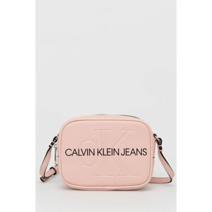 Kabelka Calvin Klein Jeans růžová barva
