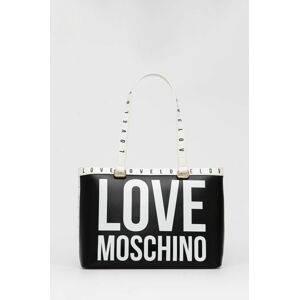 Kabelka Love Moschino černá barva