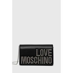 Kabelka Love Moschino černá barva