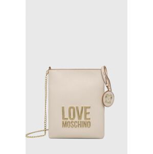 Kabelka Love Moschino béžová barva