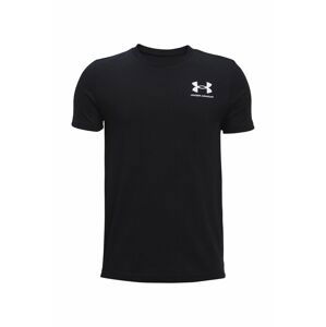 Dětské tričko Under Armour černá barva