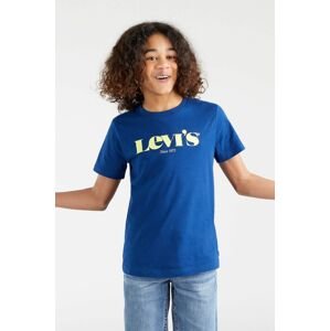 Dětské tričko Levi's tmavomodrá barva, s potiskem