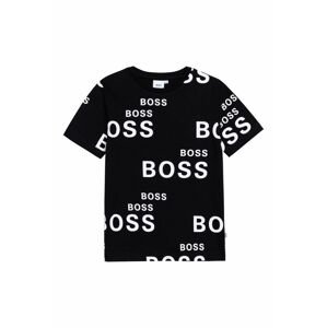 Boss - Dětské bavlněné tričko