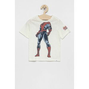 GAP - Dětské bavlněné tričko x Marvel