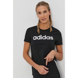 Tričko adidas dámské, černá barva, GL0769