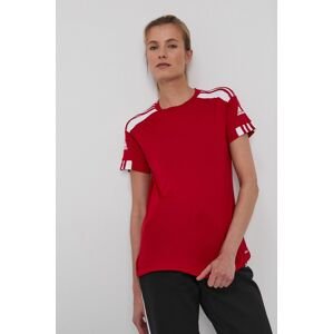 Tričko adidas Performance dámské, červená barva