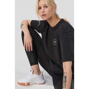 Tričko adidas by Stella McCartney dámské, černá barva