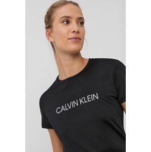 Tričko Calvin Klein Performance dámské, černá barva