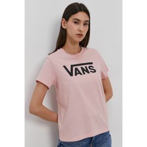 Tričko Vans dámské, růžová barva