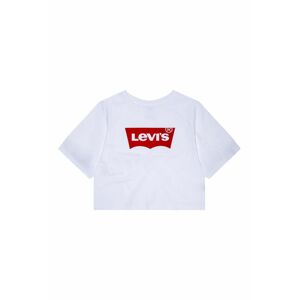 Dětské tričko Levi's bílá barva