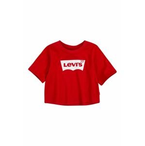 Dětské tričko Levi's červená barva