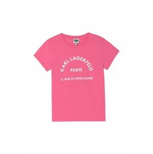 Karl Lagerfeld - Dětské bavlněné tričko