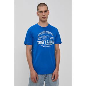 Bavlněné tričko Tom Tailor s potiskem