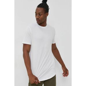 Bavlněné tričko Only & Sons (2-pack) bílá barva, hladké