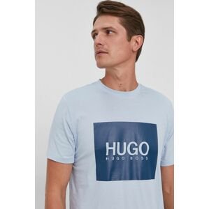 Bavlněné tričko Hugo s potiskem
