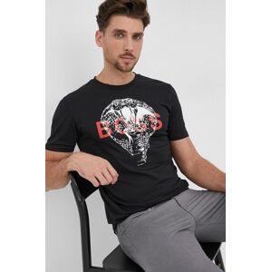 Boss - Bavlněné tričko Boss Casual