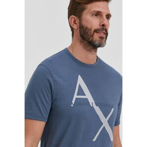 Bavlněné tričko Armani Exchange s potiskem