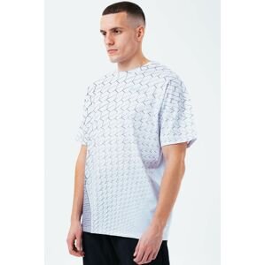 Tričko Hype HEX pánské, bílá barva, vzorované