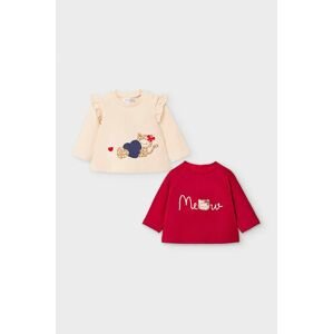 Mayoral Newborn - Dětské tričko s dlouhým rukávem 60-86 cm (2-pack)