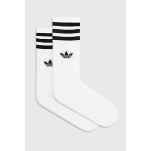 Dětské ponožky adidas Originals S21489.K bílá barva