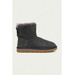 UGG - Dětské semišové sněhule Mini Bailey Bow II