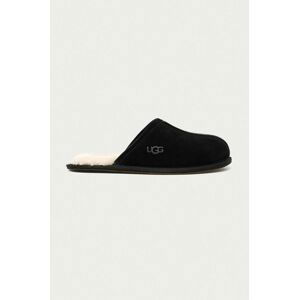 UGG - Semišové papuče Scuff 1101111.BLK-BLACK