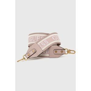 Popruh na kabelku Guess dámský, růžová barva