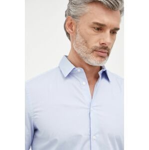 Košile Sisley pánská, slim, s klasickým límcem