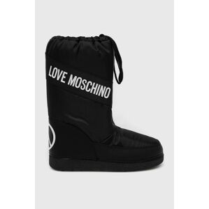 Sněhule Love Moschino černá barva