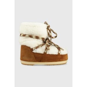 Sněhule Moon Boot Light Low Shearling hnědá barva