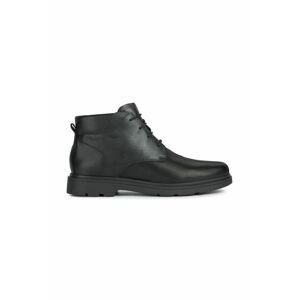 Kožené boty Geox Spherica Ec1 pánské, černá barva