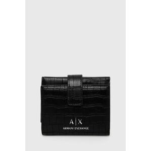 Peněženka Armani Exchange černá barva