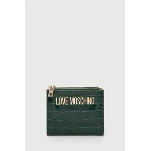 Peněženka Love Moschino zelená barva