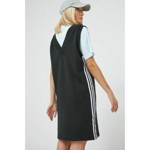 Bavlněné šaty adidas Originals černá barva, mini, HM2134-BLACK