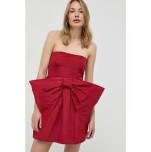 Šaty Red Valentino červená barva, mini