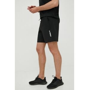 Outdoorové šortky adidas TERREX Liteflex černá barva