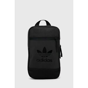 Ledvinka adidas Originals černá barva, HK5041-BLACK